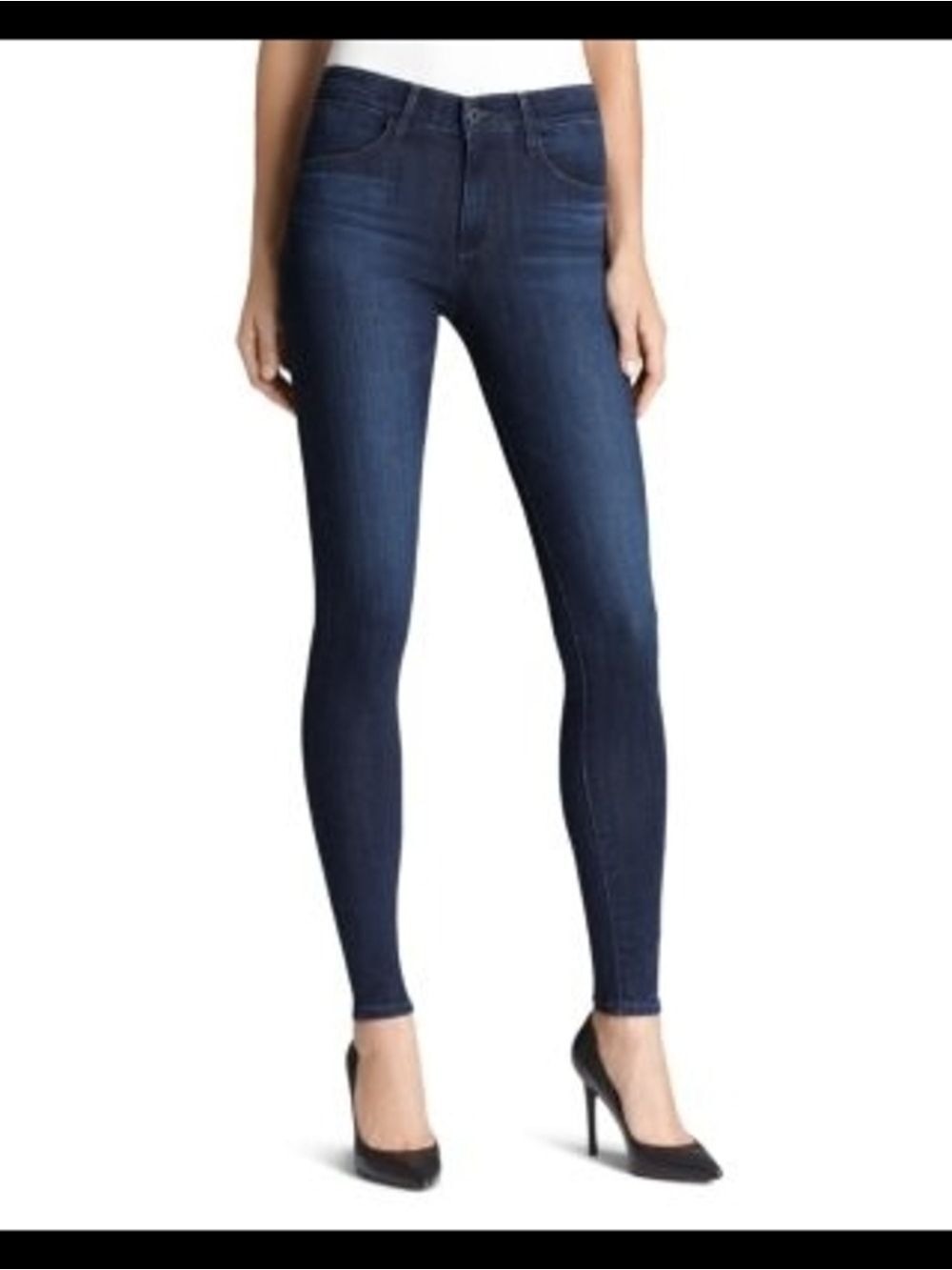 Ag Adriano Goldschmied Farrah High Rise Skinny Jeans Women's Dark Wash